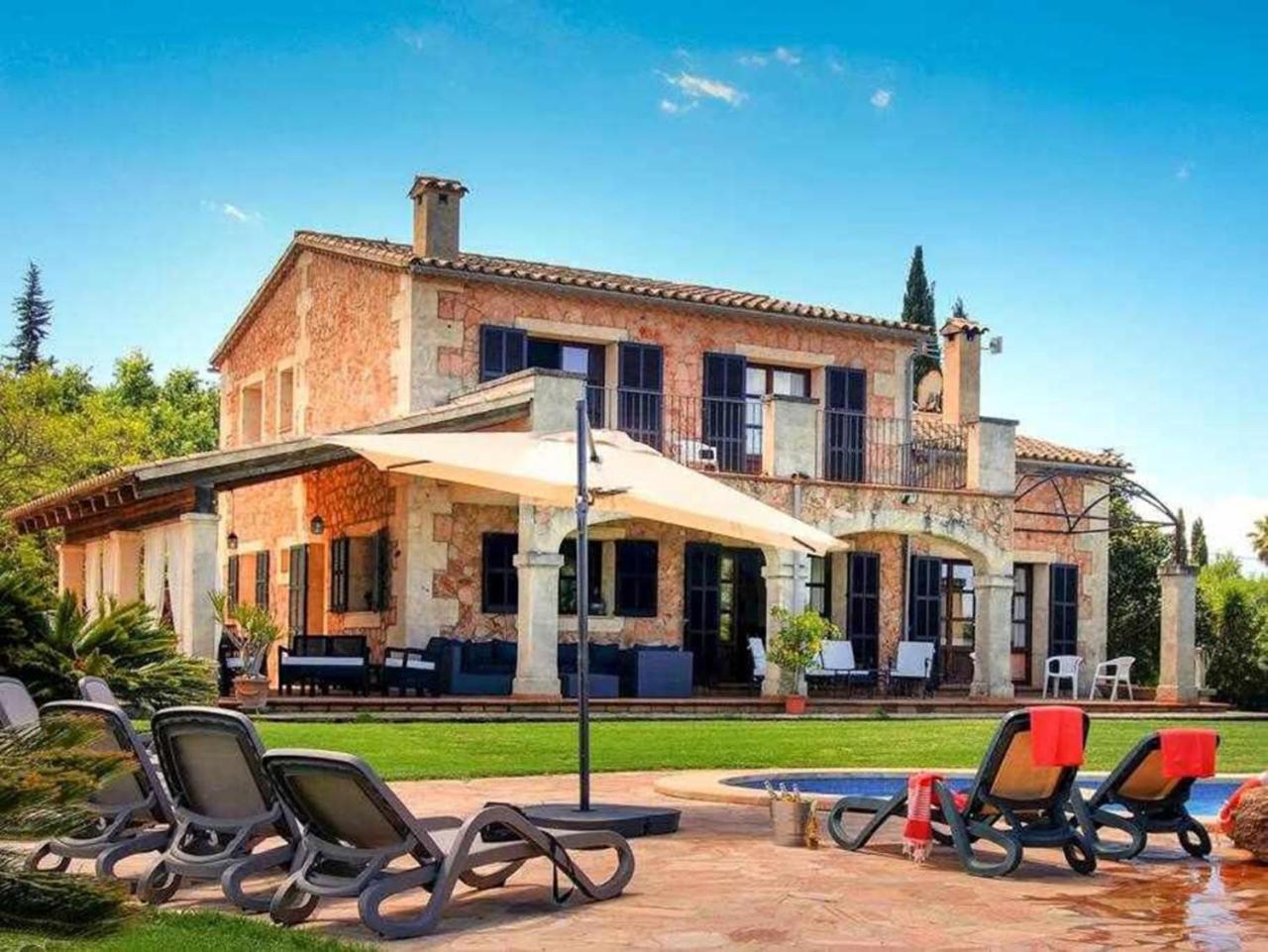 Ciclismo Y Golf Junto A La Playa Finca Son Sant Marti Gran Villa Muro Kültér fotó